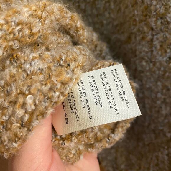 Free People Brown turtleneck boucle Knit Sweater - Picture 7 of 7